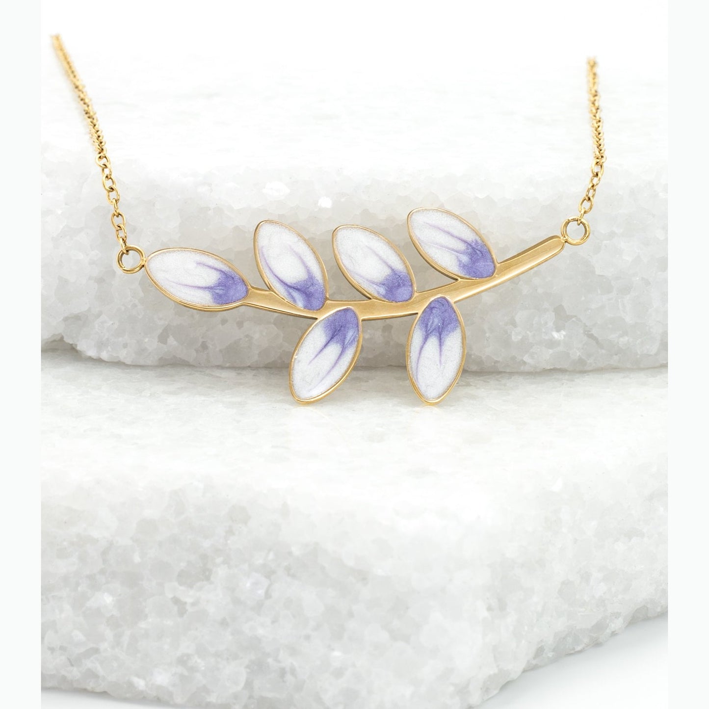 Hope Grows Necklace in Lavender