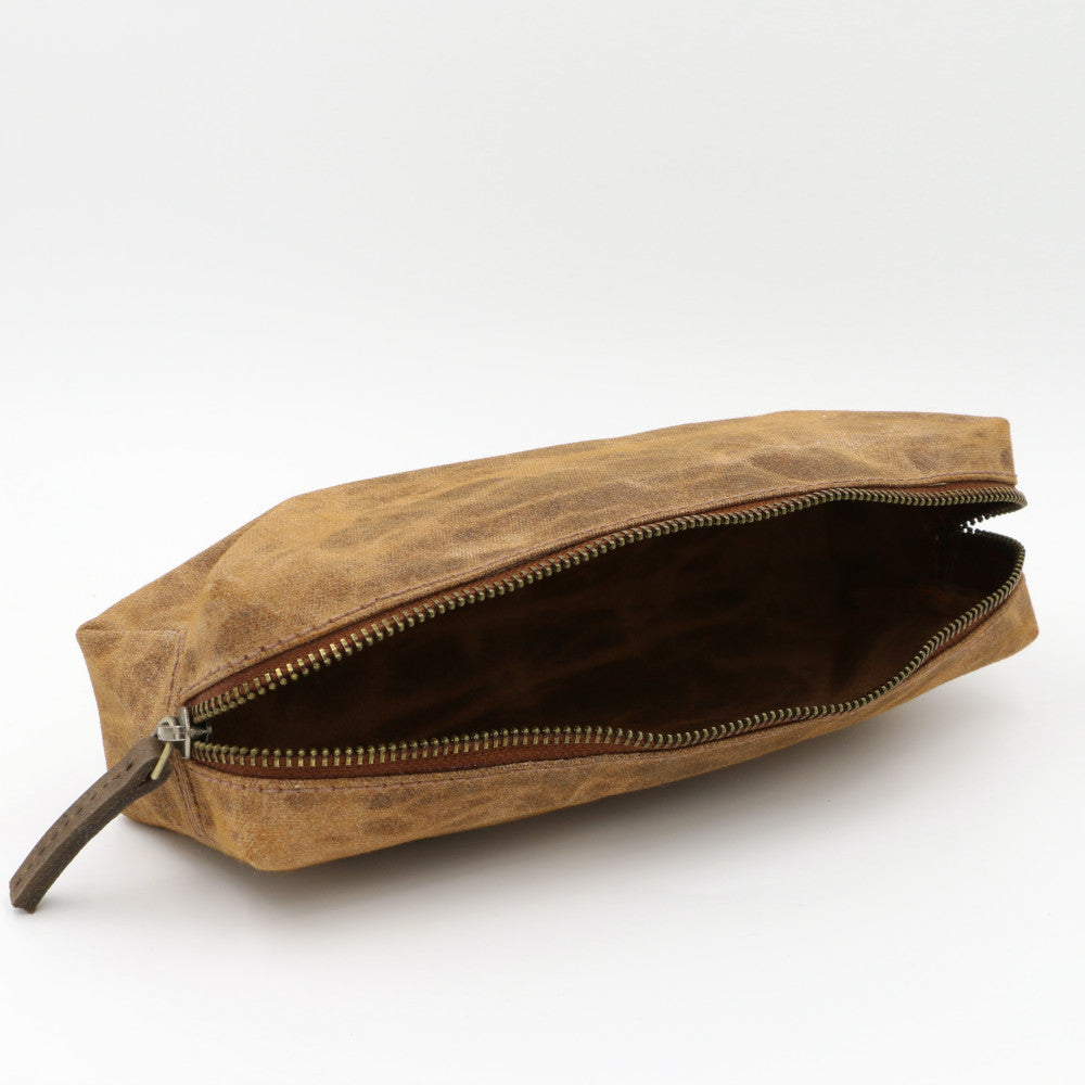 Resilient Utility Pouch - Brown Waxed Canvas