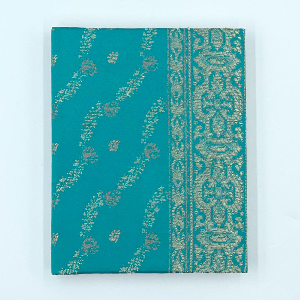 Silk Sari Journal - Large (Green)