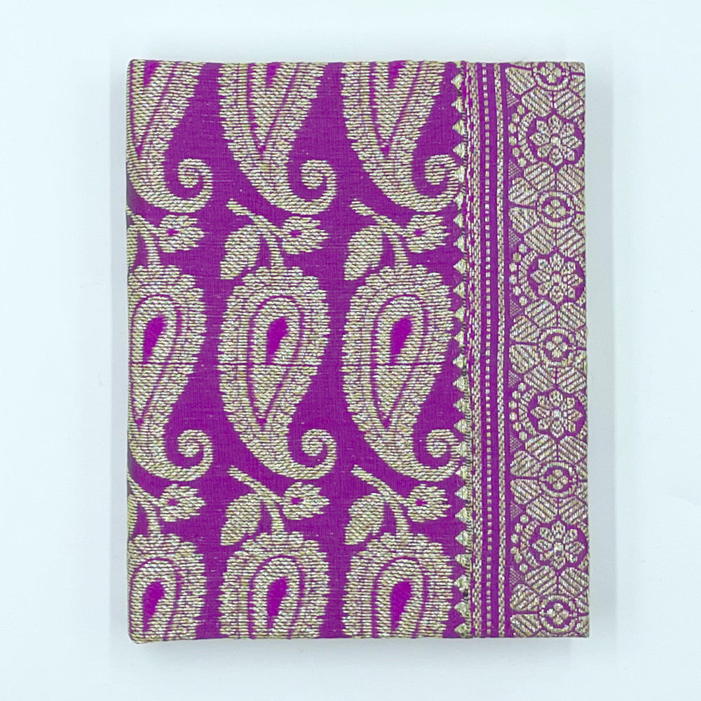 Silk Sari Journal - Large (Purple)