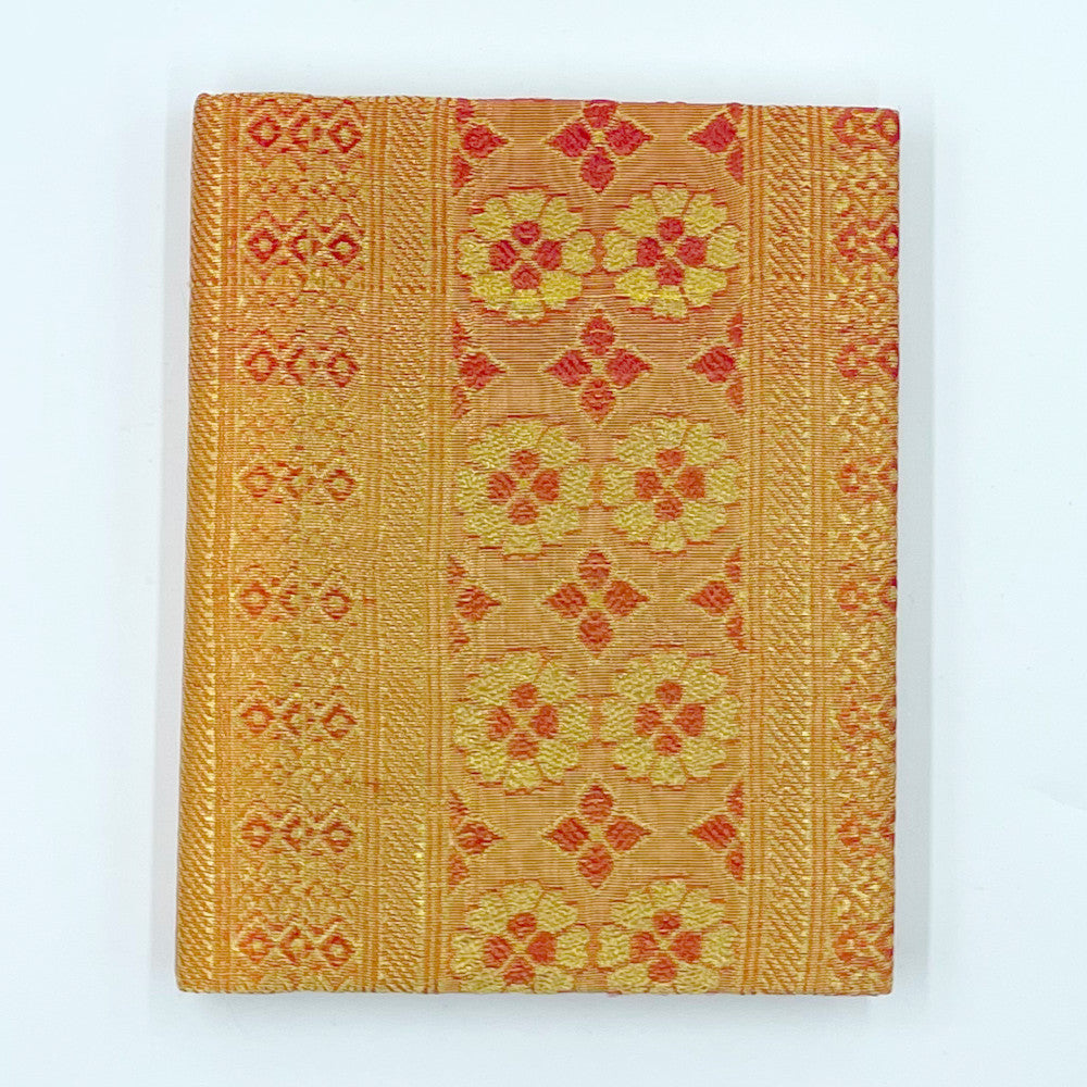 Silk Sari Journal - Large (Orange)