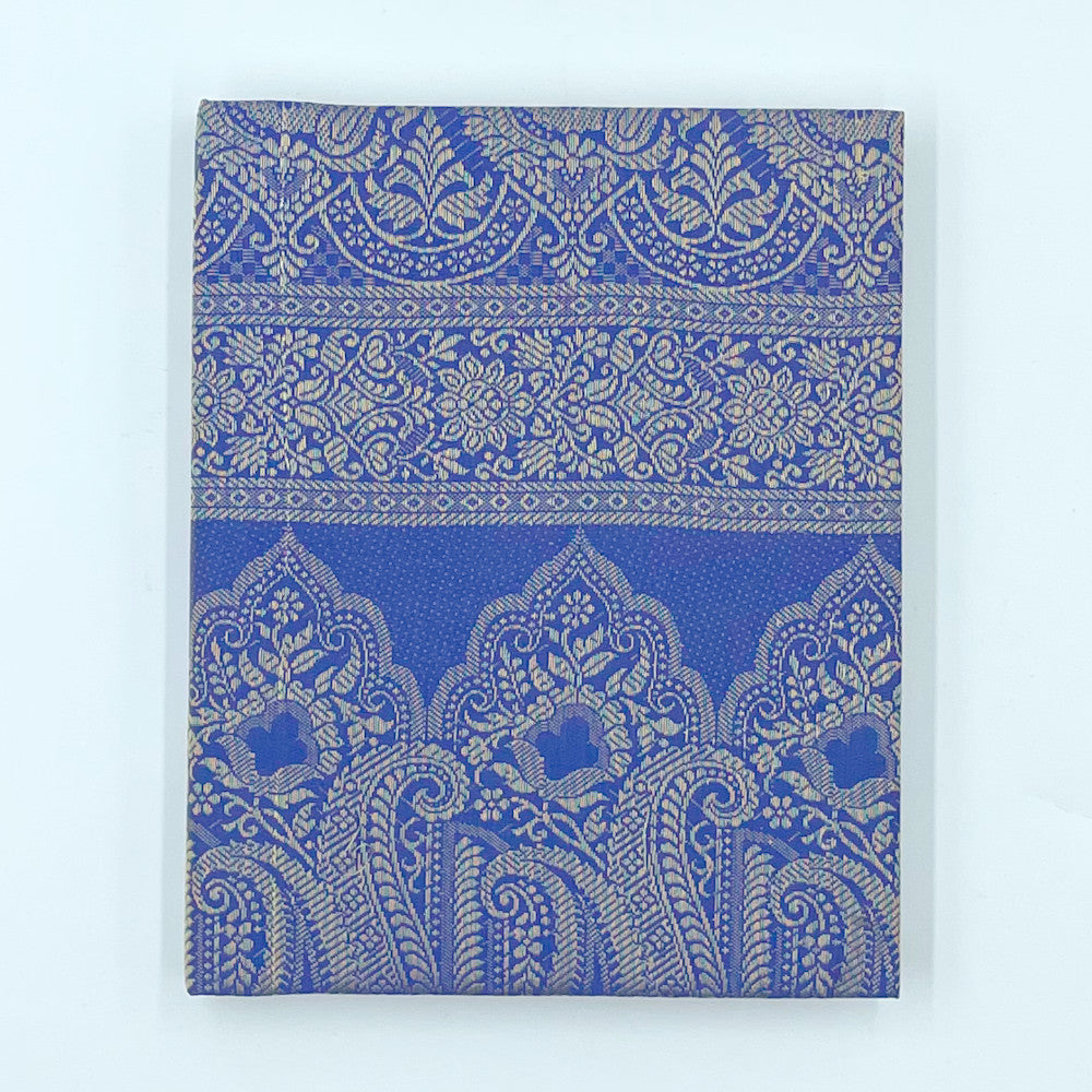 Silk Sari Journal - Large (Blue)