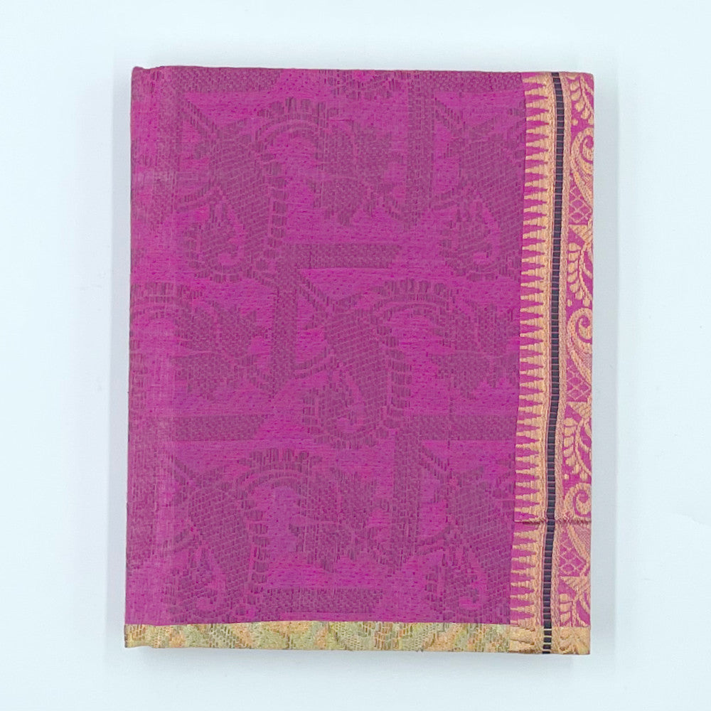 Silk Sari Journal - Large (Pink)