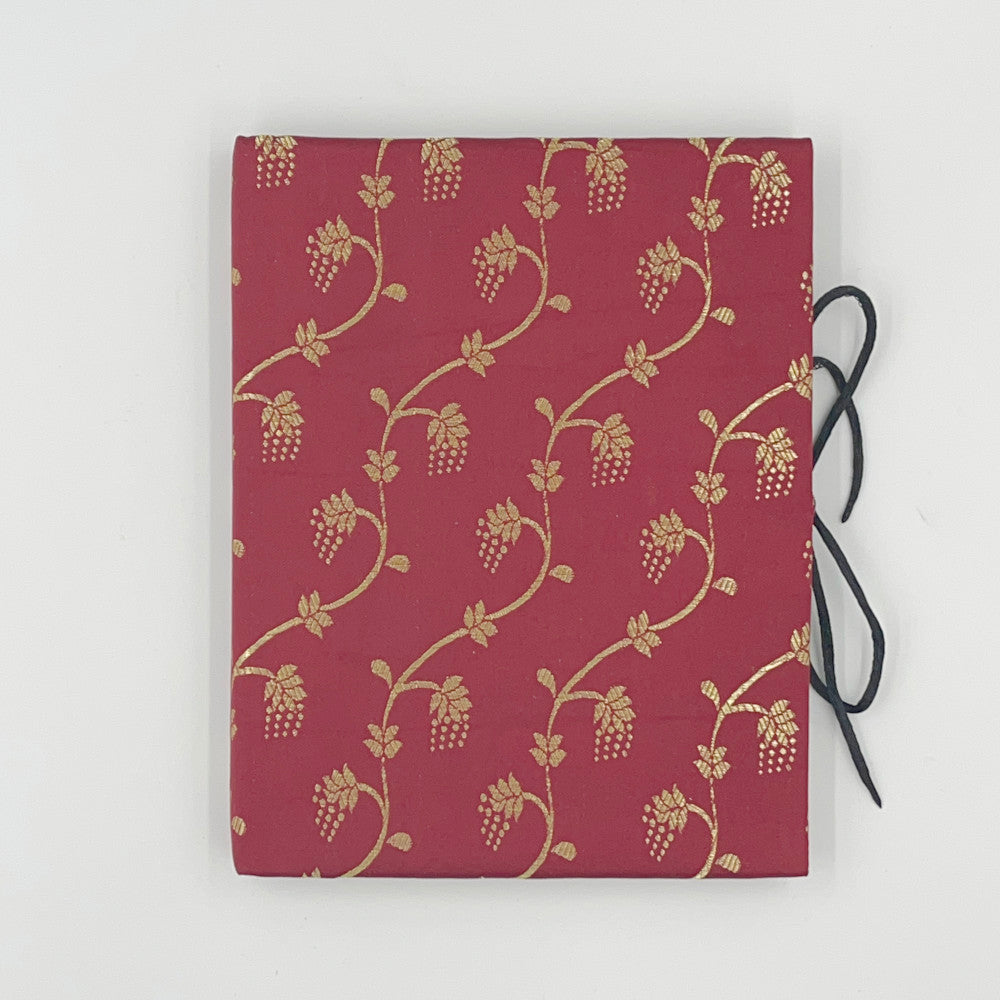 Silk Sari Journal - Large (Red)