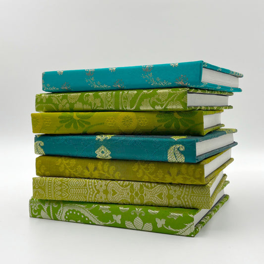 Silk Sari Journal - Large (Green)