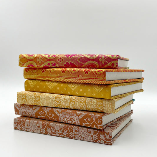Silk Sari Journal - Large (Orange)