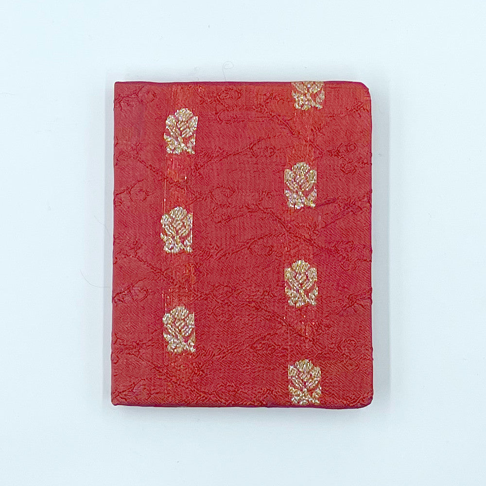 Silk Sari Journal - Small (Red)