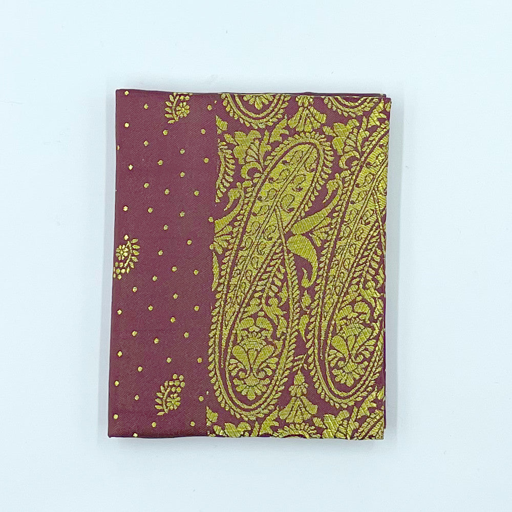 Silk Sari Journal - Small (Red)