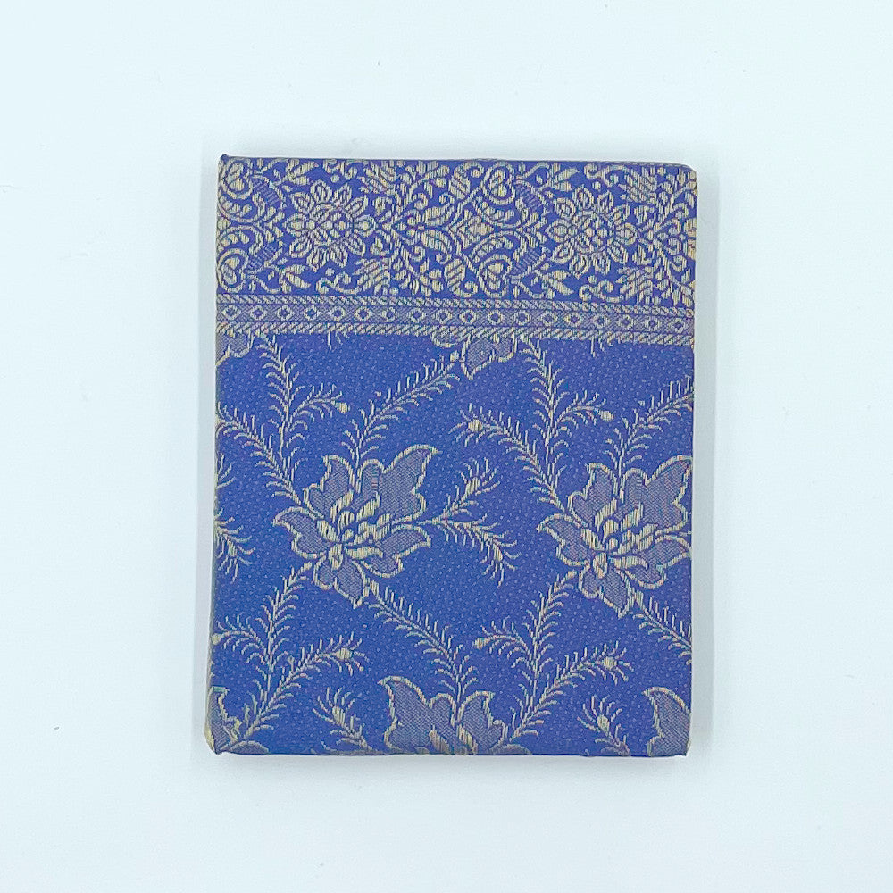 Silk Sari Journal - Small (Blue)