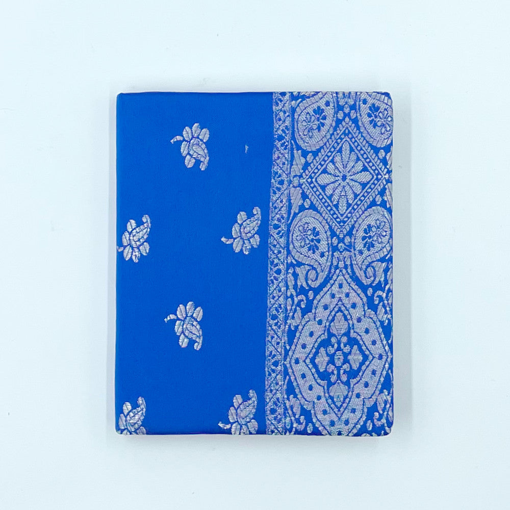 Silk Sari Journal - Small (Blue)