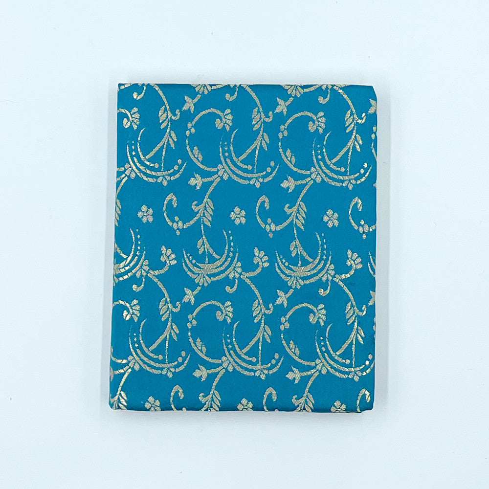 Silk Sari Journal - Small (Blue)