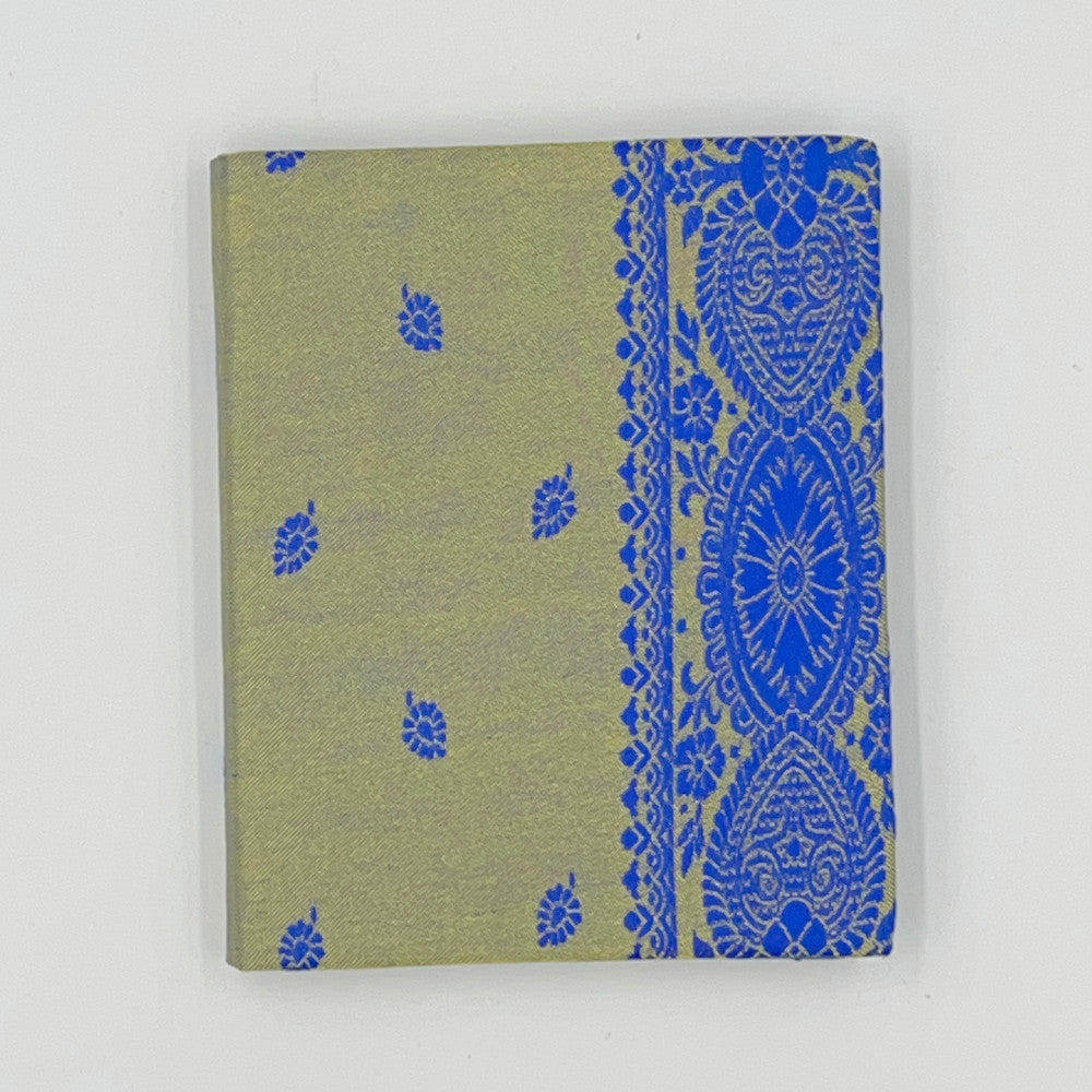Silk Sari Journal - Small (Blue)