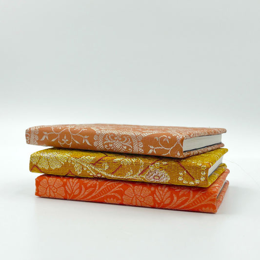 Silk Sari Journal - Small (Orange)