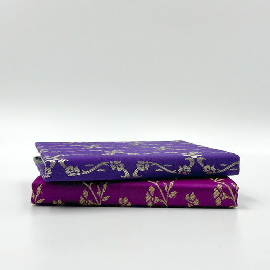 Silk Sari Journal - Small (Purple)