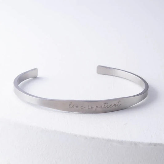 Love is Patient Bracelet