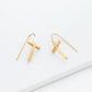 Magdalene Gold Cross Earrings