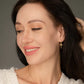 Magdalene Gold Cross Earrings