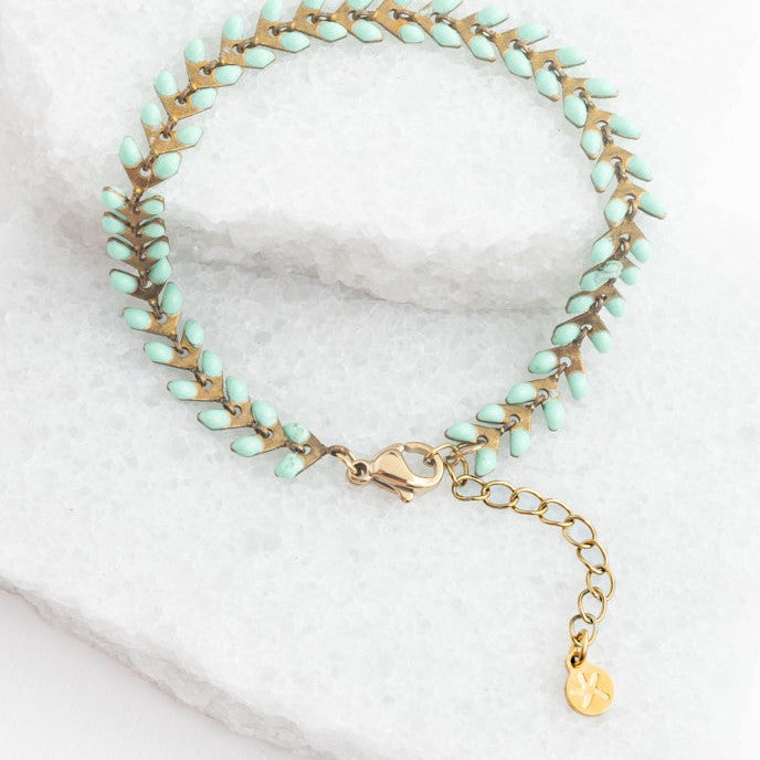 Seeds of Hope Bracelet in Mint