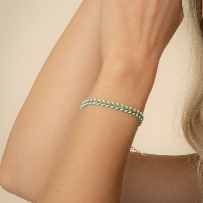 Seeds of Hope Bracelet in Mint