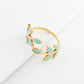 Seeds of Hope Ring in Mint