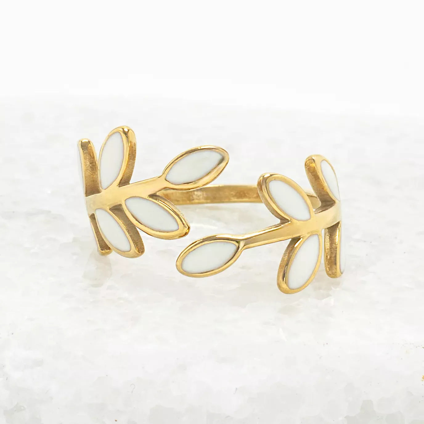 Seeds of Hope Ring in Ivory