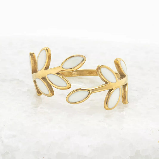 Seeds of Hope Ring in Ivory