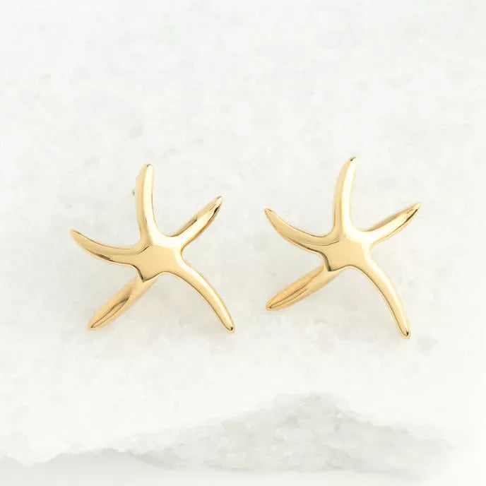 Starfish Hope Studs in Gold