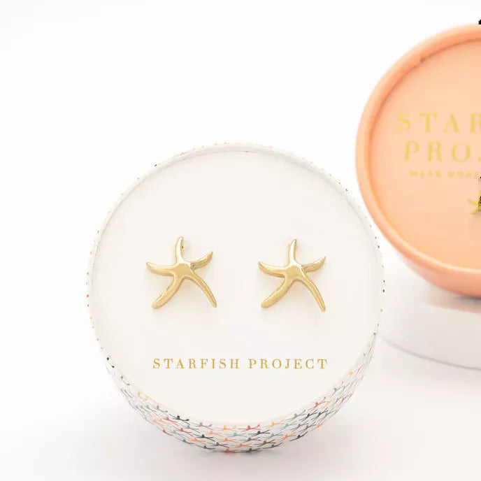 Starfish Hope Studs in Gold