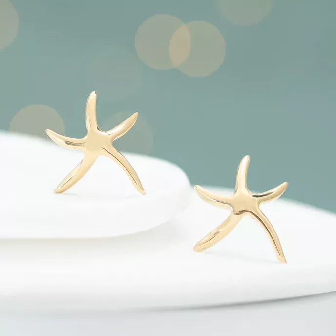 Starfish Hope Studs in Gold