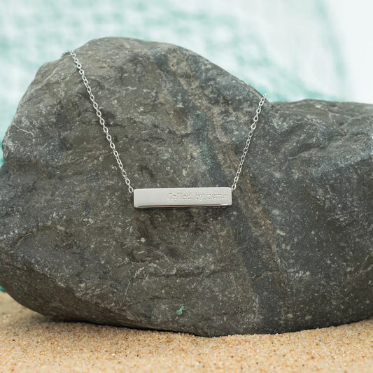 The Chosen Four-Sided Silver Necklace