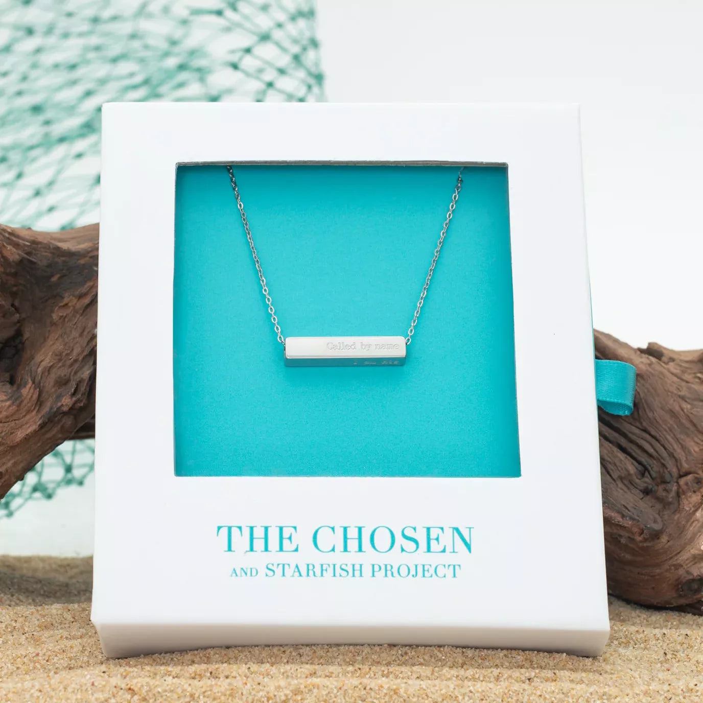 The Chosen Four-Sided Silver Necklace