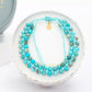 Wear Blue Handwoven Beaded Bracelet in Turquoise
