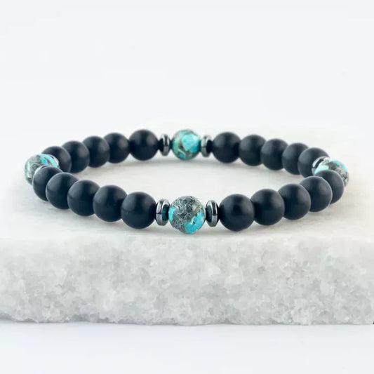 Wear Blue Men's Emperor Stone Bracelet