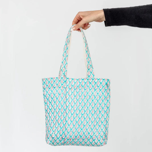 Small Basket Tote Bag