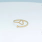 Ada Gold Heart Ring Product Shot