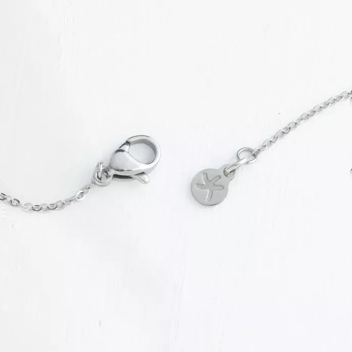 Alexis Silver Heart Necklace Clasp