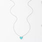 Bay Turquoise Heart Necklace Product Shot