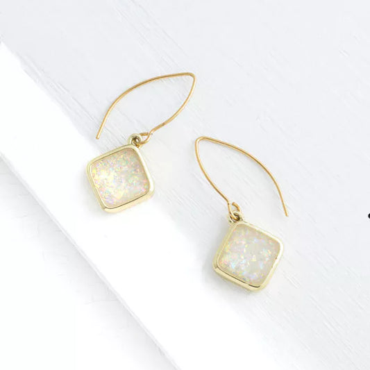 Clare Opal Earrings