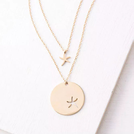 Community Gold Starfish Pendant Product Shot