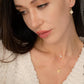 Heart of Gold Necklace Model Shot