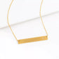 Layla Gold Cross Bar Necklace Product Shot
