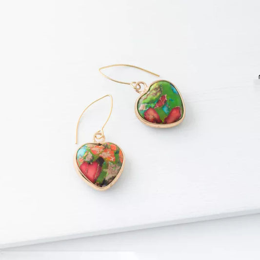 Love in Bloom Jasper Earrings Product Shot