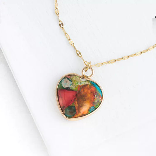 Love in Bloom Jasper Necklace Product Shot