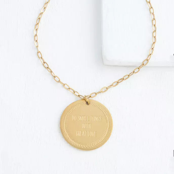 With Great Love Necklace Product Shot