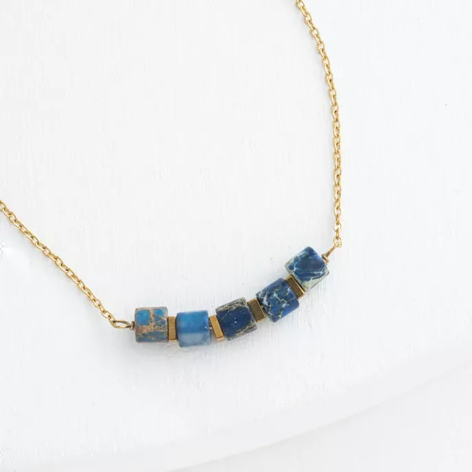 Your New Favourite Necklace in Emperor Blue Product Shot