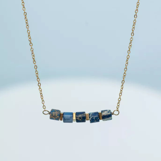 Your New Favourite Necklace in Emperor Blue Product Shot