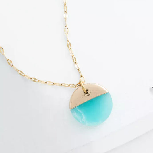 Refresh Necklace in Aqua Product Shot