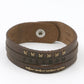 Freedom - Three-Strand Leather Wristband