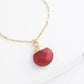 Wish Necklace in Pomegranate Product Shot